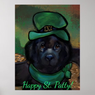 Poster Chien de Terre-Neuve