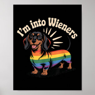 Poster Chien de Vienne Fierté LGBTQ Gay 
