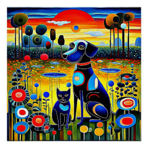 Poster Chien et chat 1