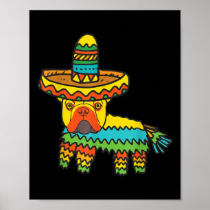 Poster Chien Français Cinco De Mayo Chemise Drôle Chien P