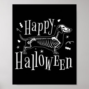 Poster Chien Joyeux Halloween - T-Shirt Drôle d'Halloween