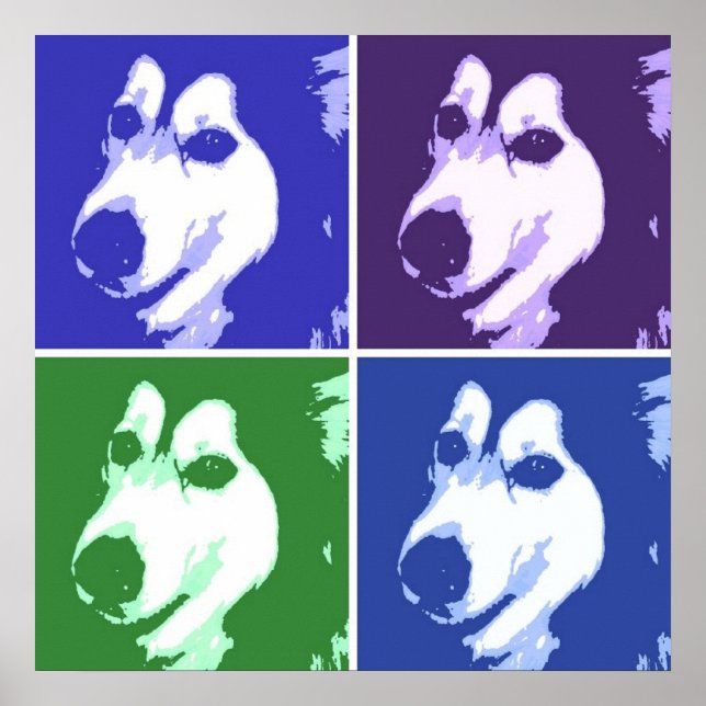 Poster Chien malamué (Devant)