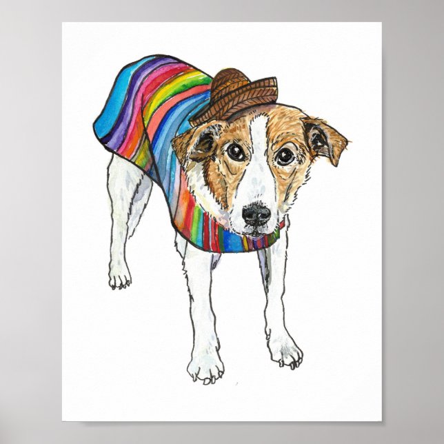 Poster Chien margueux (Devant)