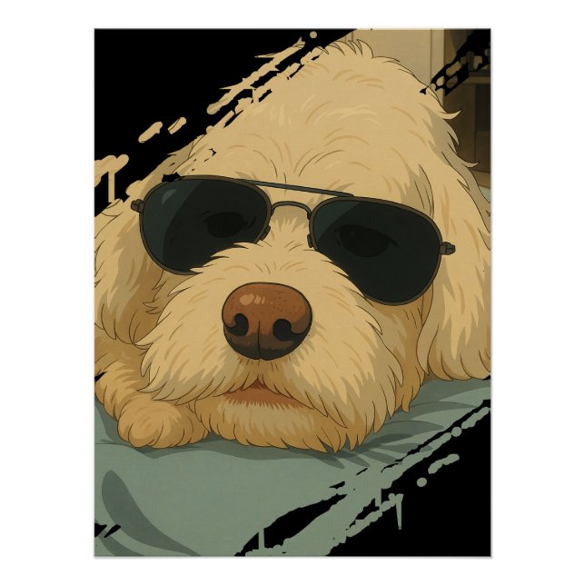 Poster Chien Max (Devant)