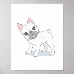 Poster Chien mignon chiot Cadeau Pour Amoureux de les c