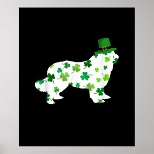 Poster Chien papa Chien Maman Fête des Patricks Terre-Neu