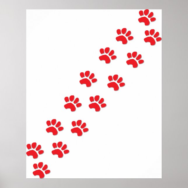 Poster Chien Paws (Devant)
