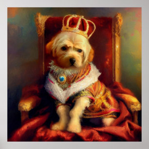 Poster Chien Renaissance King