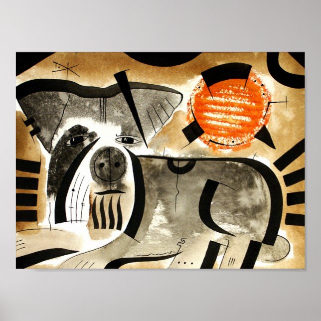 Poster Chien Schnauzer dk_2005aug8e (Devant)