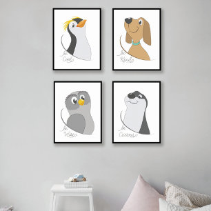 Poster Chien - Soyez gentil
