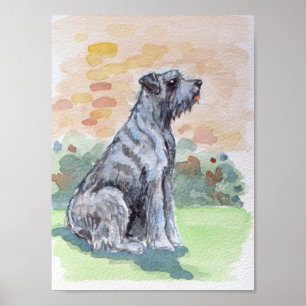 Poster Chien Terrier