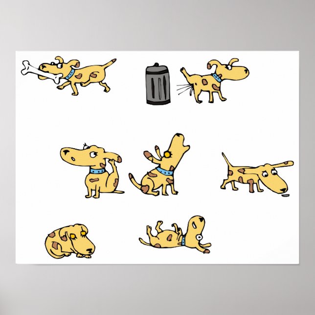 Poster Chiens (Devant)