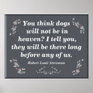 Poster Chiens au ciel - art imprimé