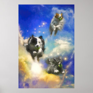 POSTER CHIENS DANS LA PATROUILLE DE BALL DU CIEL