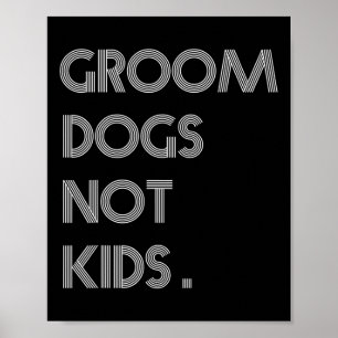 Poster Chiens de chambre pas enfants Chiens amusants Mème