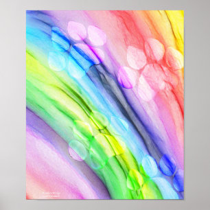 Poster Chiens de Rainbow Bridge Art Poster/Imprimer