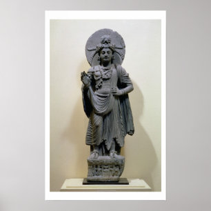 Poster Chiffre de Bodhisattva, de Mekha-Sanda près de
