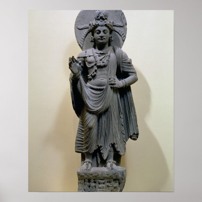 Poster Chiffre de Bodhisattva, de Mekha-Sanda près de Sha (Devant)