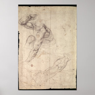 Poster Chiffre masculin étude