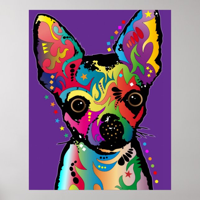 Poster Chihuahua Art (Devant)