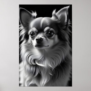 Poster Chihuahua Chien adorable animal de compagnie adora