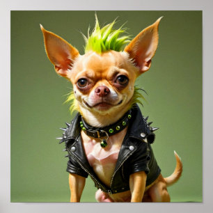 POSTER CHIHUAHUA PUNK ROCK 5
