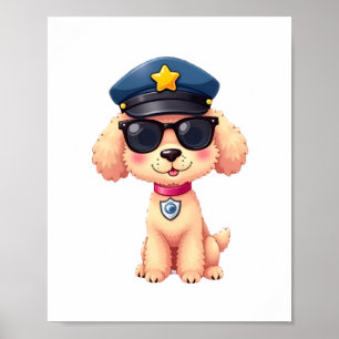 Poster Chihuahua Vélo Chien Chien Cyclisme