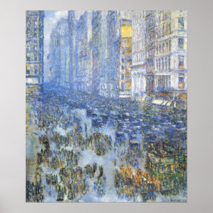 Poster Childe Hassam - Fifth Avenue
