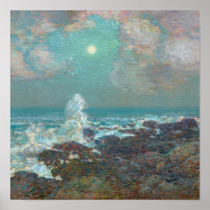 Poster Childe Hassam - L'Île-Du-Paysage Marin Des Chaussu