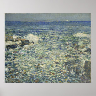 Poster Childe Hassam - Surf, Îles des Écueils