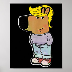 Poster Chill Trump mème drôle Chill mecs mème