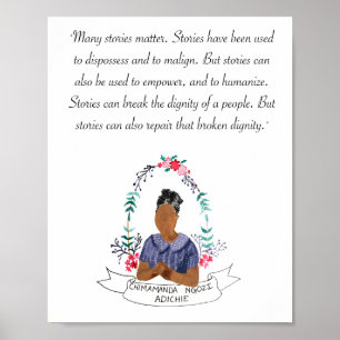 Poster Chimamanda Ngozi Adichie