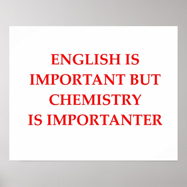 Poster chimie (Devant)