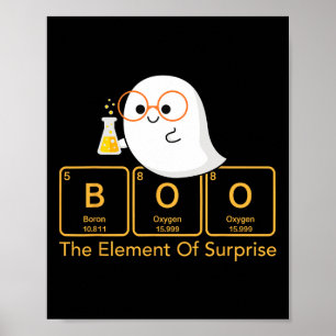 Poster Chimie Boo L'Élément De Surprise Cute Chemist