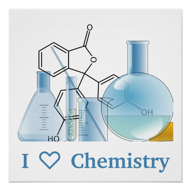 Poster Chimie de l'équipement de laboratoire (Devant)