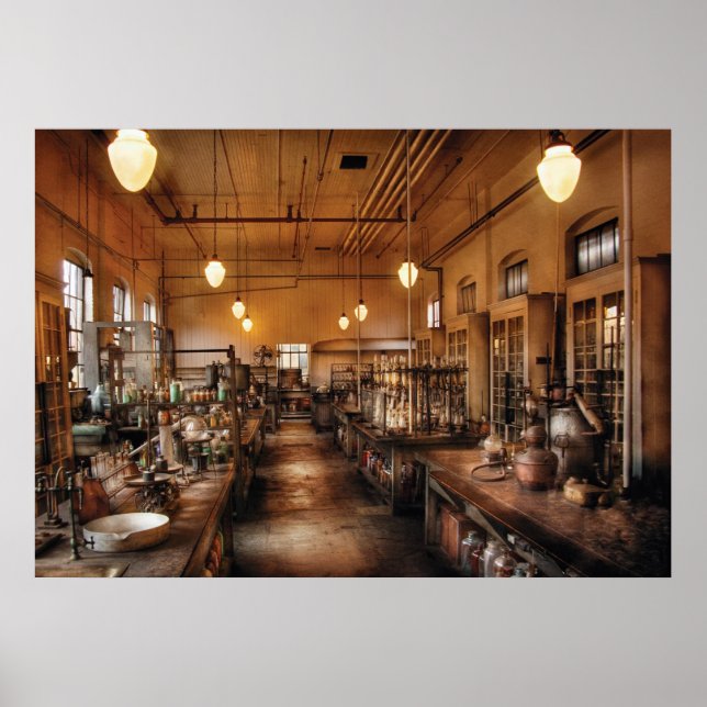 Poster Chimiste - Le Chem Lab (Devant)