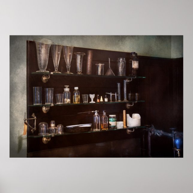 Poster Chimiste - Le Scientifique (Devant)