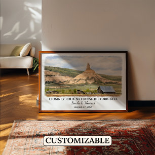 Poster Chimney Rock National Historic Site Nebraska