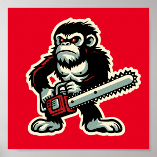 Poster Chimp de scie
