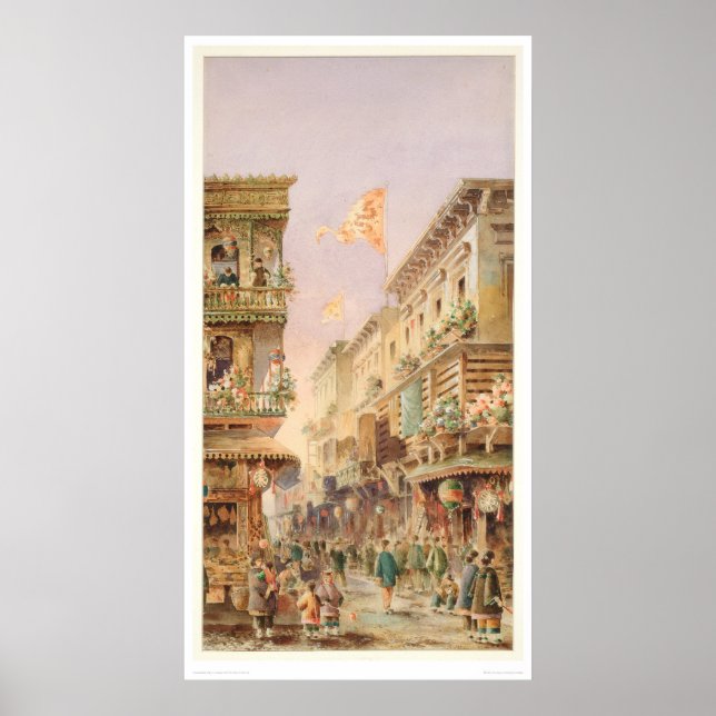 Poster Chinatown San Francisco (0108A) (Devant)