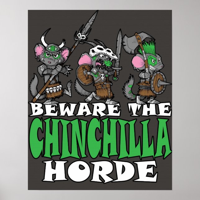 Poster Chinchilla Horde (Devant)