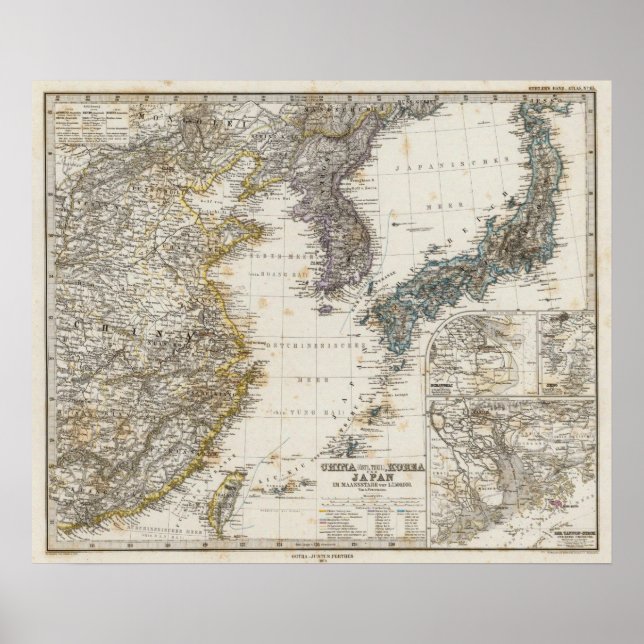 Poster Chine, Corée, Japon (Devant)