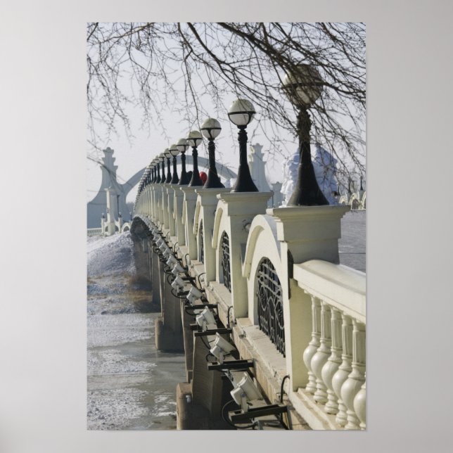 Poster CHINE, province de Heilongjiang, Haerbin (Devant)