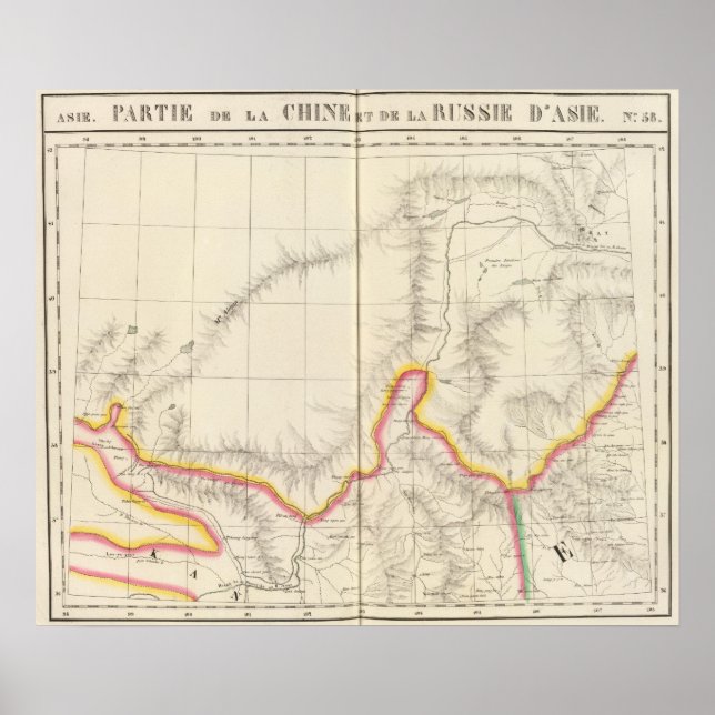 Poster Chine, Russie, Asie 58 (Devant)