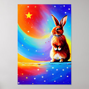 Poster Chinese New Year of The Rabbit, Sci-fi Fantasy 