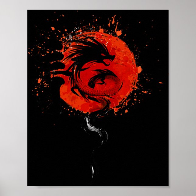 Poster Chinese Traditional New Year - Year Of The Dragon  (Devant)