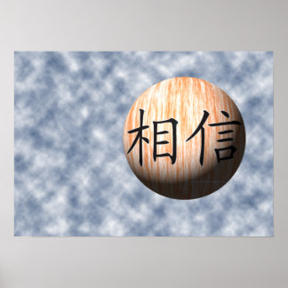 Poster chinois Believe