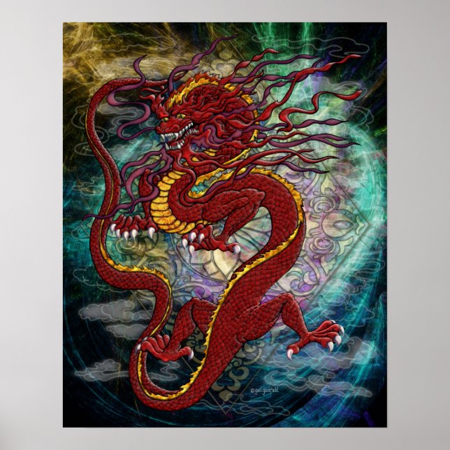 poster chinois Dragon (Devant)
