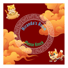 Poster chinois / Signe de porte. Modifiable
