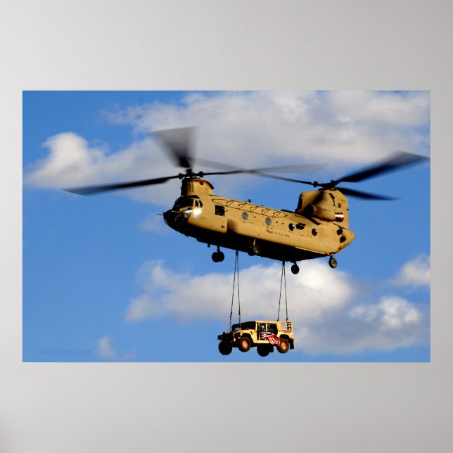 Poster Chinook (Devant)